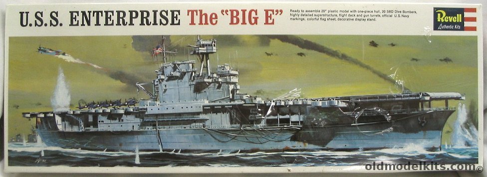 Revell 1/490 USS Enterprise CV-6 , H378-300 plastic model kit